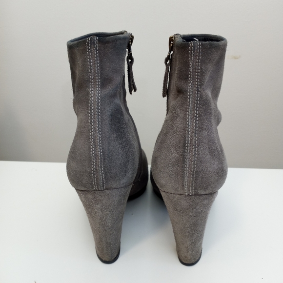 Final Sale - N.D.C. Gray Suede Ankle Boots - Picture 7 of 8
